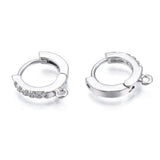 Creoler Med Zirkonia Sten (13,5x12mm) - Uniq Perler - 1654651