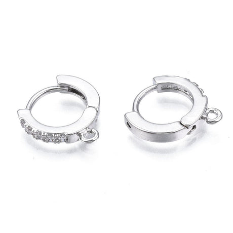 Creoler Med Zirkonia Sten (13,5x12mm) - Uniq Perler - 1654651