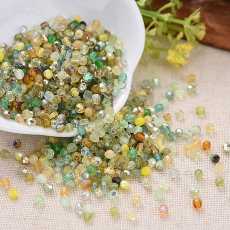 Czech Krystal Glasperler, (100 Stk) - Uniq Perler - 0000012007