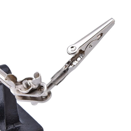 Den Tredje Hånd – Justerbart Værktøj Med Klemmer Og Lup Til Smykkefremstilling - Uniq Perler - 12876