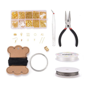 The Essential DIY Box: Gold-Plated Jewelry Parts & Tools - Uniq Perler - 241859