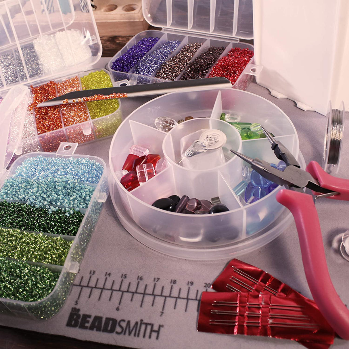 Det Ultimative Smykkesæt – Seed Beads, Værktøj & Opbevaring - Uniq Perler - 61373