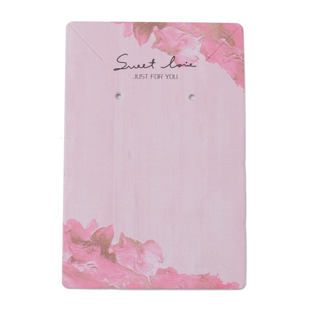 Display Til Øreringe Og Kæde, 100 Stk - Uniq Perler - 0000009197