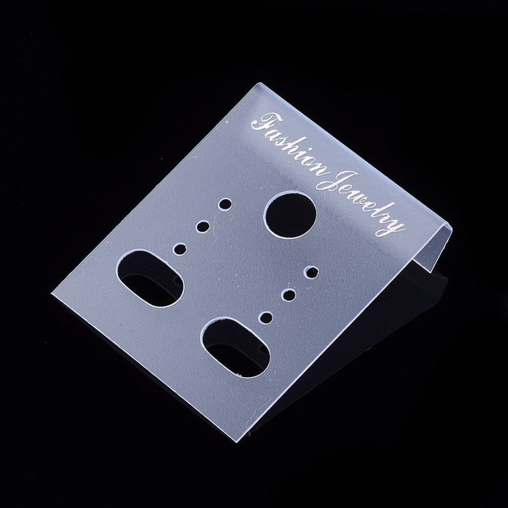 Display Til Øreringe Og Ørestikkere (37x30mm) 100 Stk - Uniq Perler - 8710725850