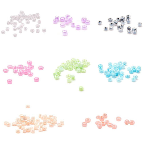 DIY Sæt - Glas Seed Beads (3mm) - Uniq Perler - 0000013079