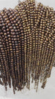 Freshwater pearls, Golden, 6-7mm, Grade AA