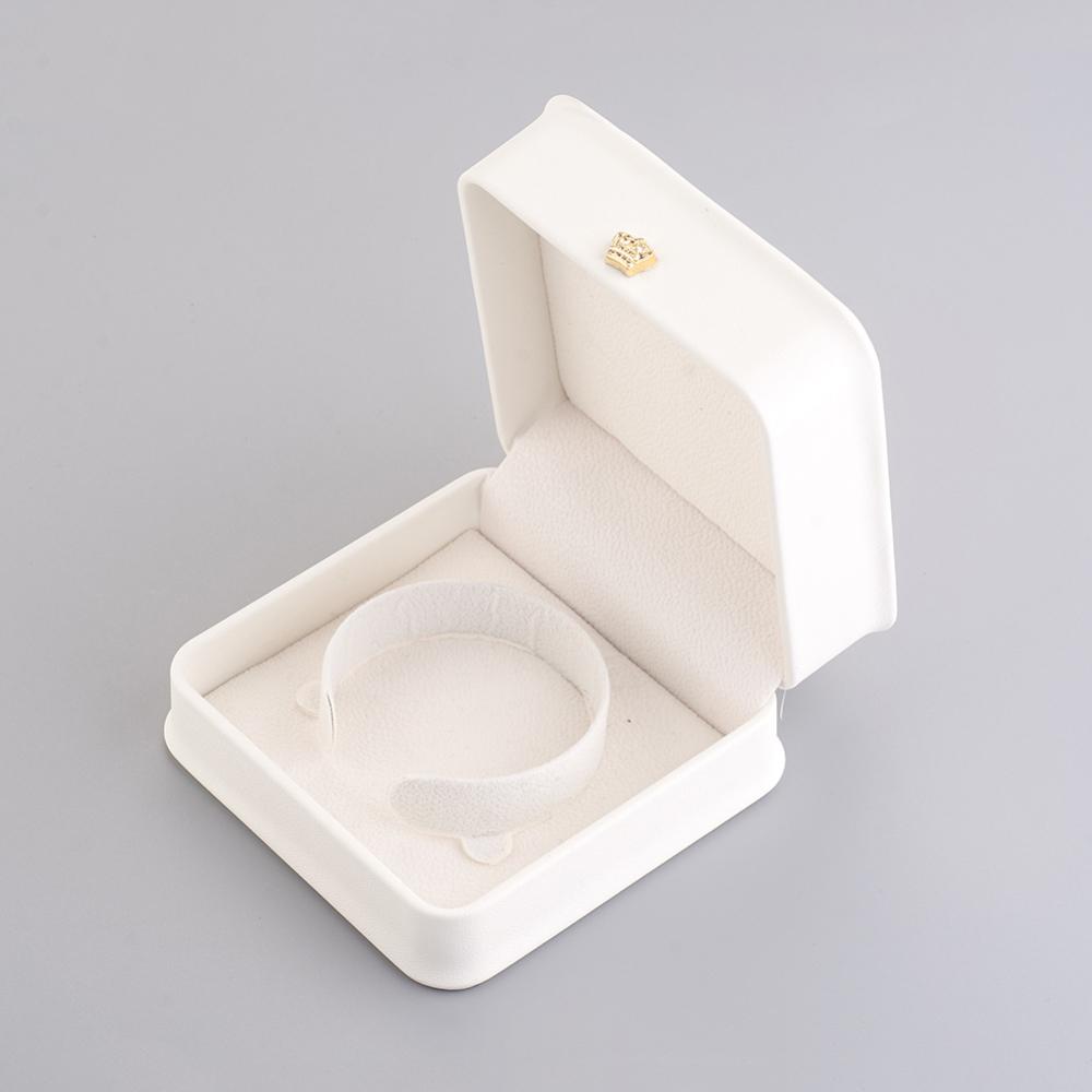 Eksklusiv Smykkeæske – Hvid (9,6x9,6x5,3cm) - Uniq Perler - 203764