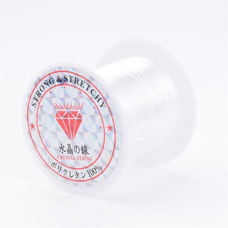 Elastiksnor – Hvid (0,8mm, 10m) - Uniq Perler - 796608