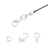 Endeafslutning Med Øje – Forsølvet (9x3mm) 20 stk - Uniq Perler - 789833545764715603140842, 997917345679915607727857