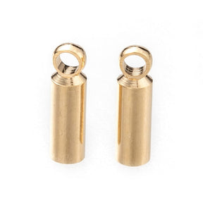 Endkappen – 18K Vergoldet (7x2mm), 10 Stk. - Uniq Perler - 0000011058, 160814645687116221467842
