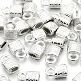 Endestykker – Antik Forsølvet (10x6,5x4,5mm) - Uniq Perler - 172923345673915352463857, 0000008531