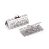 Endestykker i Stålfarvet Stål – Til Smykker (7x15x5,5mm, 10 stk) - Uniq Perler - 0000009017