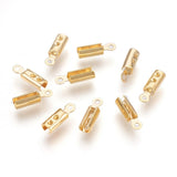 Endestykker/Crimp Ends, 10x3x2,5mm, 10 Stk - Uniq Perler - 0000003975, 079008345688914465617847