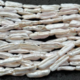 Ferskvandsperle, Biwa Barok, 9x18mm, Grade AA, 1 Stk - Uniq Perler - 0000012188