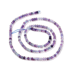 Fluorit – Rondel (3x2mm) - Uniq Perler - 0000013798