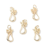 Forgyldt Lås, 16x5mm, (1 Sæt) - Uniq Perler - 0000013531