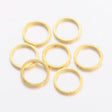 Forgyldt Ring Links, 8x0,7mm, 10 Stk - Uniq Perler - 19394483