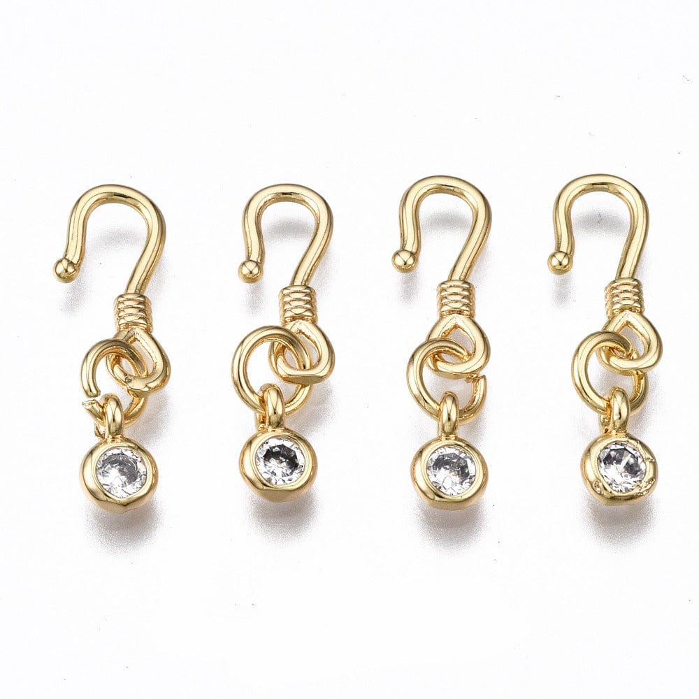 Forgyldt S - Lås Med Flot Vedhæng - Uniq Perler - 164153745672914600679849, 0000008001