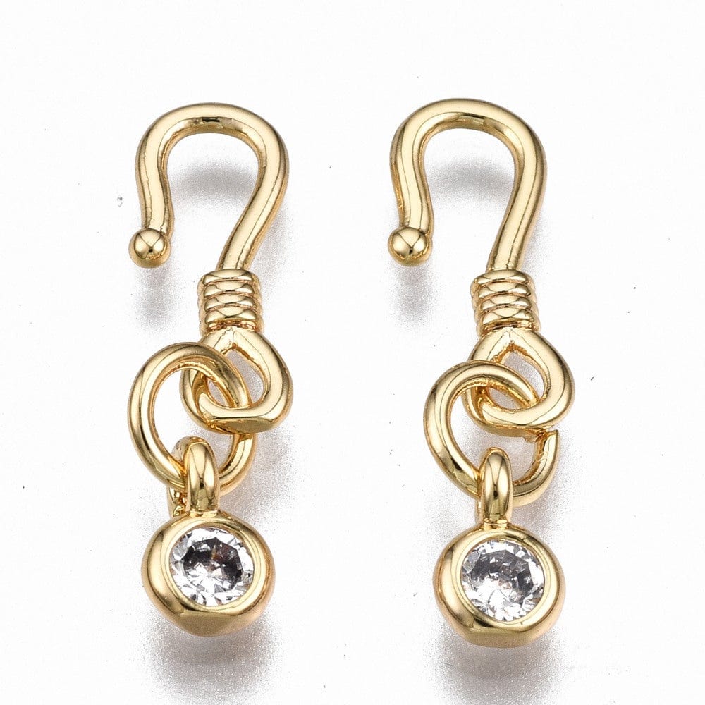 Forgyldt S - Lås Med Flot Vedhæng - Uniq Perler - 164153745672914600679849, 0000008001