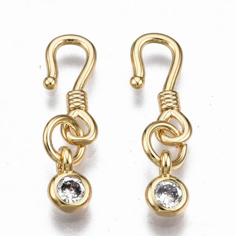 Forgyldt S - Lås Med Flot Vedhæng - Uniq Perler - 164153745672914600679849, 0000008001