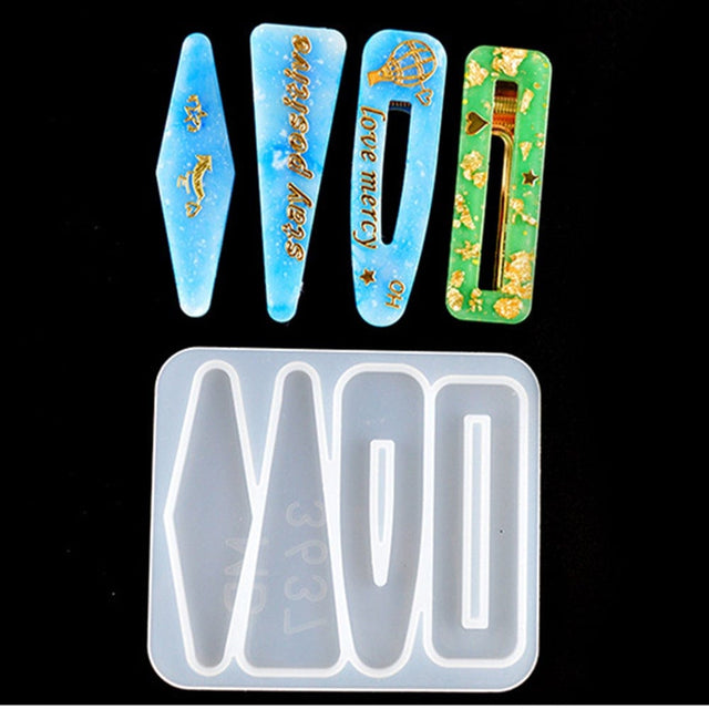 Form Til Støbning Af Hårspænder (70 - 76mm) - Uniq Perler - 0000008066