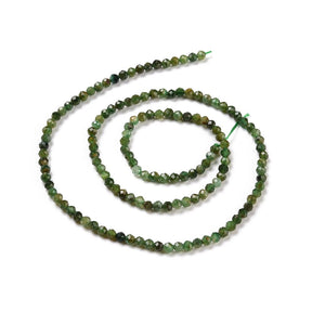 Fuchsit, Facetterad, 3mm - Uniq Perler - 0000014060