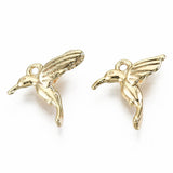 Fugle Vedhæng, 18K Forgyldt, (16x17x5mm) - Uniq Perler - 0000010146, 147995745673915633303846