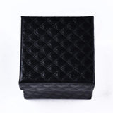 Gaveæsker Med Harlekin Mønster - Sort (5x5x3,5cm) 6 Stk - Uniq Perler - 484375