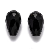 Glas Dråber, Facetteret, (12x8mm, 100 Stk) - Uniq Perler - 887847