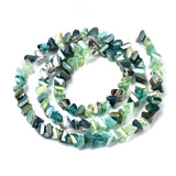 Glasperler, Grøn, Triangel, Elektroplated, (3,5x6x4,5mm) - Uniq Perler - 0000007015