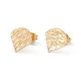 Hamret Ørestikkere, Forgyldt Stål, 12mm - Uniq Perler - 0000013434,203060845670918490447843,