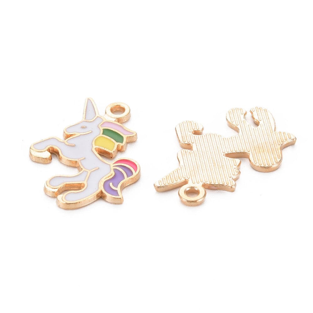 Heste Vedhæng, Pastel Farver, 10 Stk - Uniq Perler - 456658865