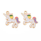 Heste Vedhæng, Pastel Farver, 10 Stk - Uniq Perler - 456658865