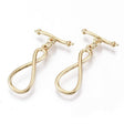 Infinity Toggle Lås, Forgyldt Messing, (26x15mm) - Uniq Perler - 0000006627, 146335645673914613406843, 14633564562895068456170891,