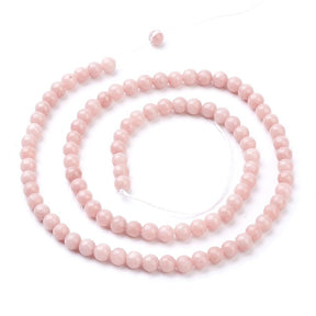 Jade Beads – Simple Round (4mm, Strand) - Uniq Perler - 207845