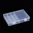 Klar Opbevaringskasse Med Rum, (19,5x13,5cm) - Uniq Perler - 201353