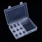 Klar Opbevaringskasse Med Rum, (19,5x13,5cm) - Uniq Perler - 201353