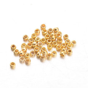 Quetschperlen - Vergoldet, 1,5mm, 100 Stk - Uniq Perler - 249842
