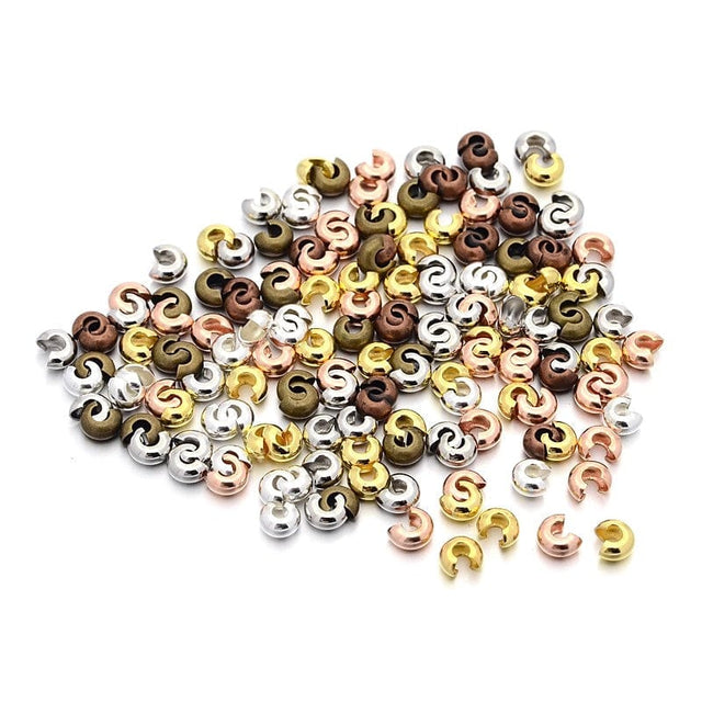 Knudeskjuler – Farve Mix (4mm) 50 stk - Uniq Perler - 0000008954
