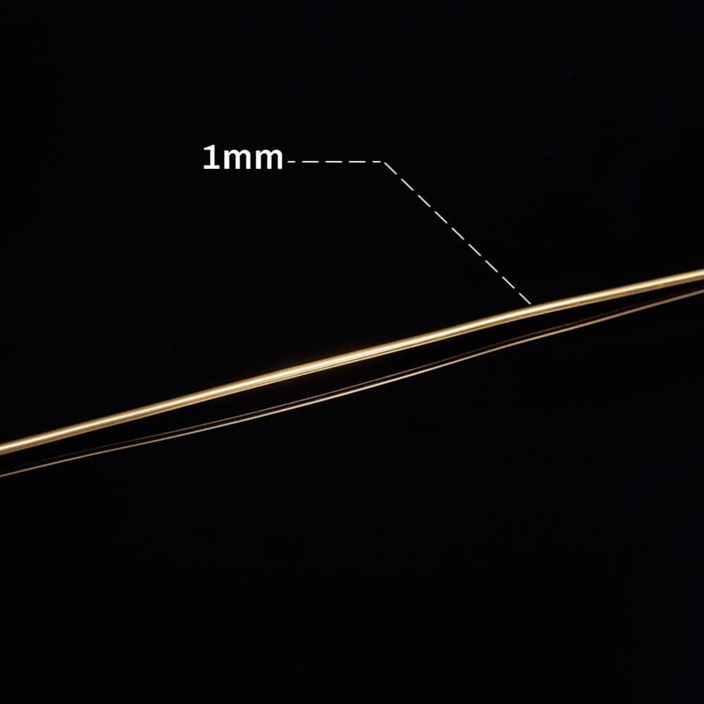 Kobber Wire – Forgyldt (1mm, 1m) - Uniq Perler - 0000004754