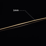 Kobber Wire – Forgyldt (1mm, 1m) - Uniq Perler - 0000004754