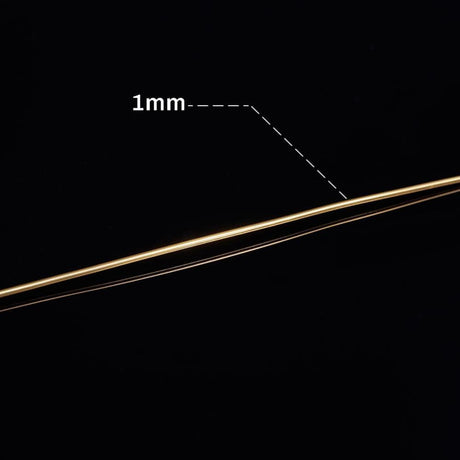Kobber Wire – Forgyldt (1mm, 1m) - Uniq Perler - 0000004754