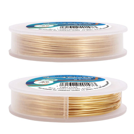 Kobber Wire – Forgyldt (1mm, 1m) - Uniq Perler - 0000004754