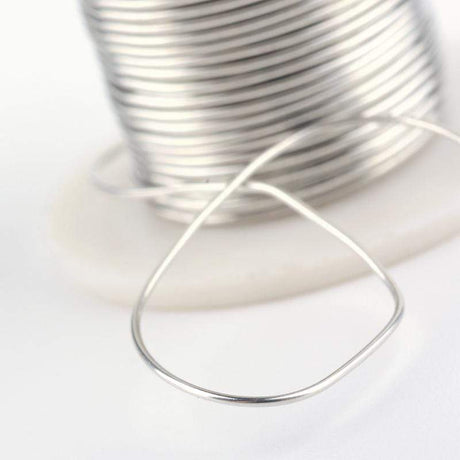 Kobber Wire – Forsølvet (0,3mm, 3m) - Uniq Perler - 0000000315