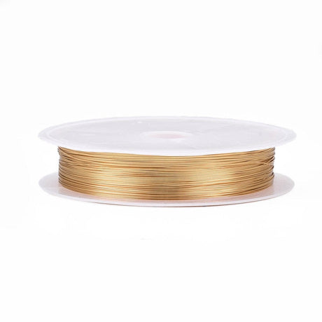Kobber Wire – Langtidsholdbar Forgyldning (0,3mm, 15,6m) - Uniq Perler - 46753356