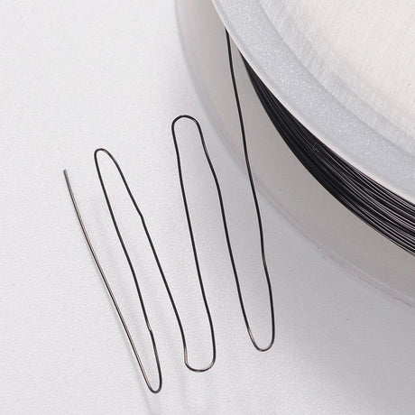 Kobber Wire – Sort (0,2mm, 35m) - Uniq Perler - 0000012049