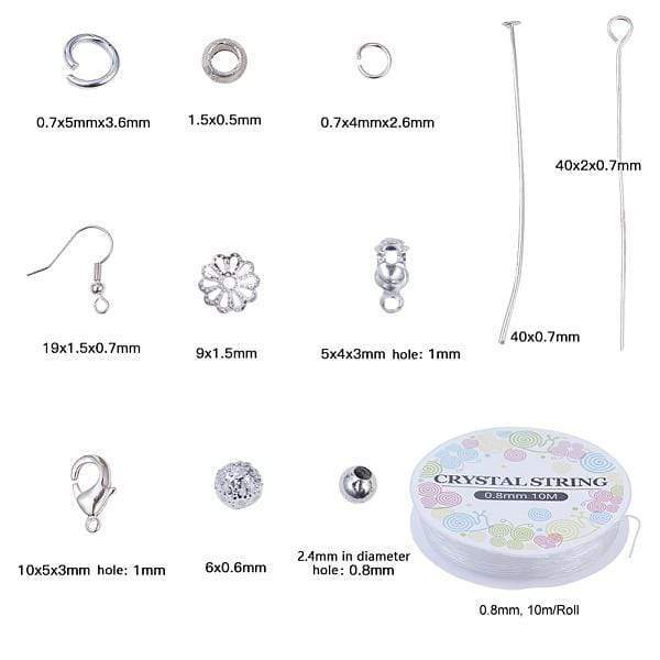 Komplet DIY Smykkesæt – Perler, Smykkedele & Værktøj til Opstart - Uniq Perler - 0000002340