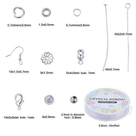 Komplet DIY Smykkesæt – Perler, Smykkedele & Værktøj til Opstart - Uniq Perler - 0000002340