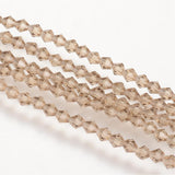 Krystal Perler, Austrian Crystal, Champagne, Bicones, (3x3 - 3,5mm) - Uniq Perler - 37473738