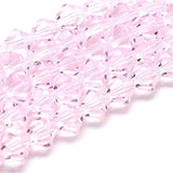 Krystal Perler, Austrian Crystal, Pink, Bicones, (3x3 - 3,5mm) - Uniq Perler - 0000010419